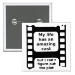 Figure Out The Plot Funny Button Badge