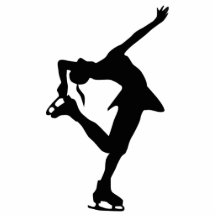 Figure Skater Key Chain Acrylic Cut Outs