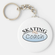 Figure Skating Coach Keychain