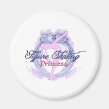 Figure Skating Princess Refrigerator Magnet
