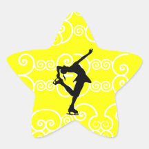 Figure Skating Star Stickers