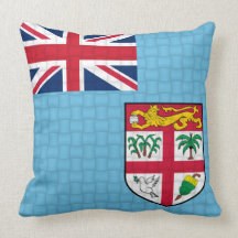 Fiji Fijian flag Throw Pillow