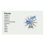 Fiji Flag Map 2.0 Business Card