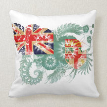 Fiji Flag Throw Pillow