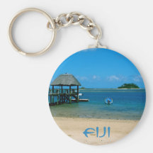 Fiji - Paradise Found on Malolo Island Keychain