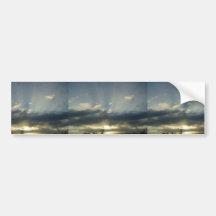 Fiji Sky Full Of Clouds Bumper Sticker