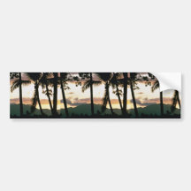 FiJi Sunset Bumper Stickers