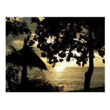 Fiji Sunset Post Card