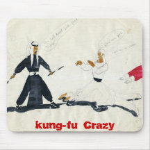 File0421, kung-fu Crazy Mousepad