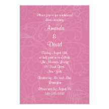 Filigree Butterfly Rehearsal Dinner Invitation