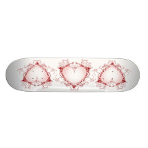 Filigreed Hearts 2 Skate Board Deck