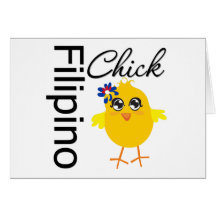 Filipino Chick Greeting Cards