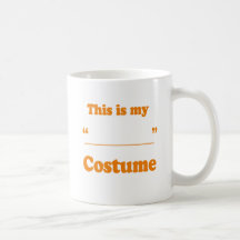 FILL IN THE BLANK COSTUME COFFEE MUGS