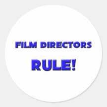Film Directors Rule! Round Stickers