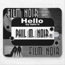 Film Noir ~ Dark Side Mousepad