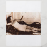 Fin de Siecle tattooed woman Flyer