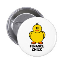 Finance Chick Pinback Buttons