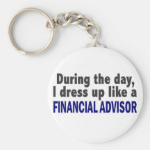Financial Advisor During The Day Key Chains