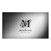 Financial Business Cards Silver