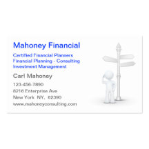 Financial Consulting Insurance Agent Business Card Templates