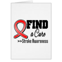 Find a Cure Stroke Awareness Greeting Cards