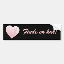 Finde en kur! Bumper Sticker