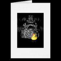 'Finding Spirituality' Rubber Duck Small Gift Card cards