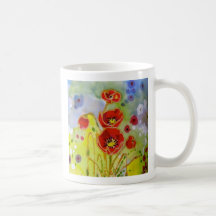 Fine poppies mugs