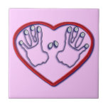 Fingerprints of God - 1 Peter 5:6-7 Ceramic Tiles