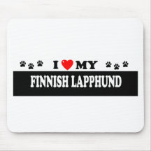 FINNISH LAPPHUND MOUSE PAD