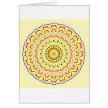 Fiona Pop Art Mandala Kaleidoscope Cards
