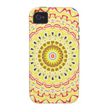 Fiona Pop Art Mandala Kaleidoscope iPhone 4/4S Case