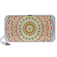 Fiona Pop Art Mandala Kaleidoscope Mp3 Speakers