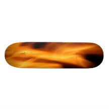Fire and Flames Custom Skateboard