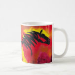 Fire and Smoke Horse Cup Mugs