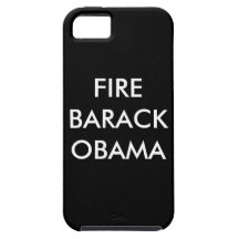 FIRE BARACK OBAMA iPhone 5 COVER