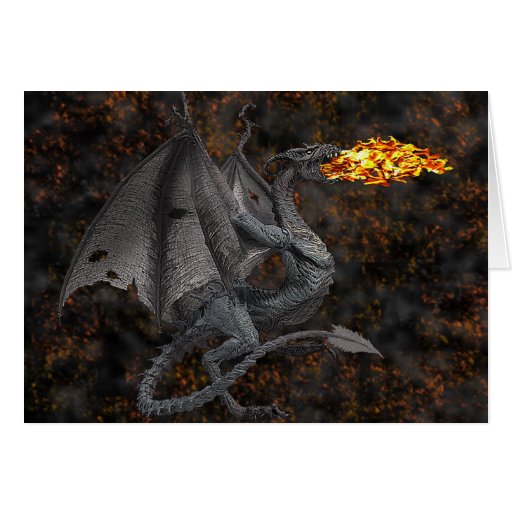 Fire-Breathing Dragon Card