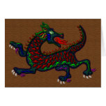 Fire Breathing Dragon Greeting Card