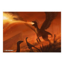 Fire-Breathing Prehistoric Dinosaur by Jake Murray Announcement