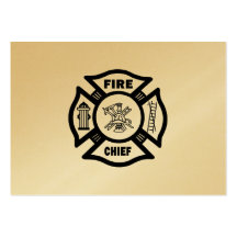 Fire Chief Business Card Templates