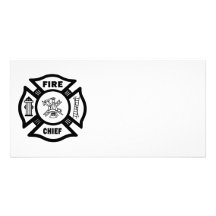 Fire Chief Photo Greeting Card