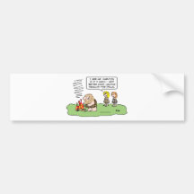 fire drills caveman invention bumper sticker