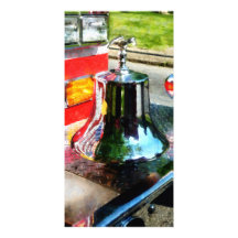 Fire Engine Bell Personalized Photo Card
