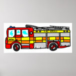 Fire Engine Posters