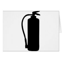 fire extinguisher greeting cards