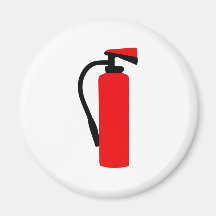 Fire extinguisher refrigerator magnet