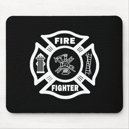 Fire Fighter Mouse Mats
