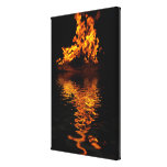 Fire Flames Burning Hot Romance Art Print Gallery Wrap Canvas