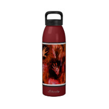 Fire Hands Drinking Bottles