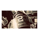 Fire hat in Fire house Photo Cards